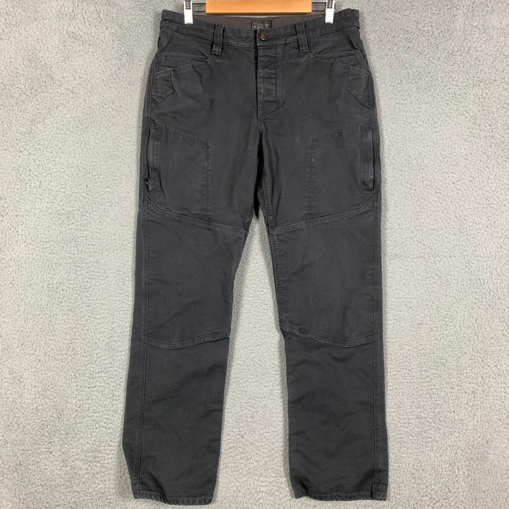 Triple Aught Design Covert RS Pant Mens 34x32 Gray Double Knee Button Fly Canvas